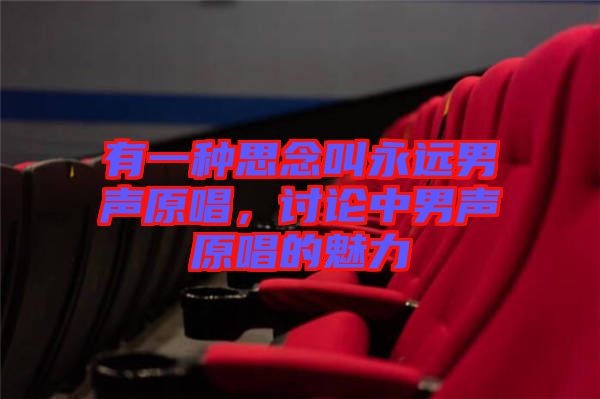 有一種思念叫永遠(yuǎn)男聲原唱，討論中男聲原唱的魅力