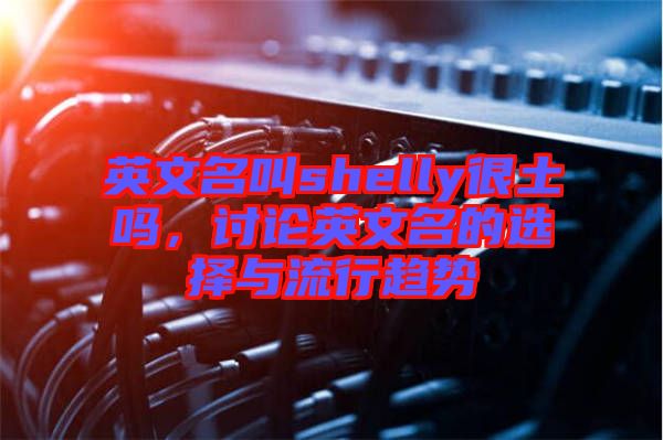 英文名叫shelly很土嗎，討論英文名的選擇與流行趨勢(shì)