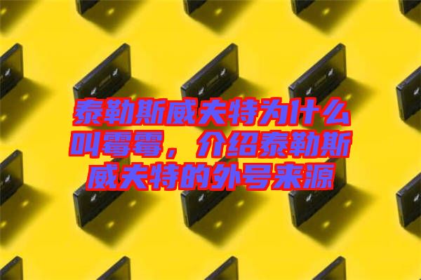 泰勒斯威夫特為什么叫霉霉，介紹泰勒斯威夫特的外號來源