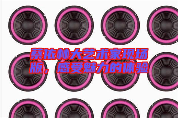 蔡依林大藝術(shù)家現(xiàn)場版，感受魅力的體驗