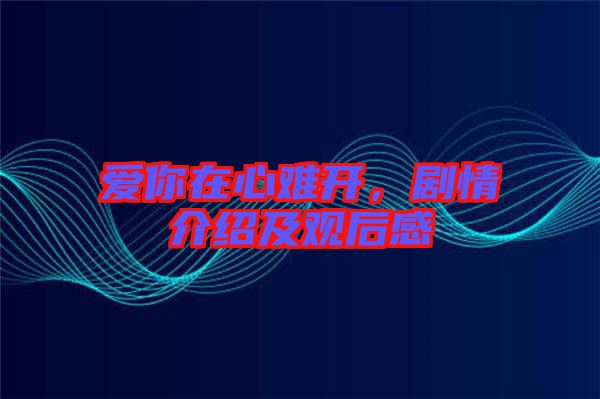 愛你在心難開，劇情介紹及觀后感