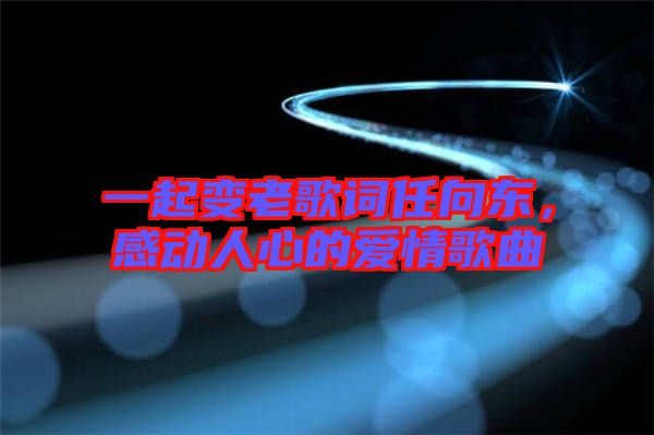 一起變老歌詞任向東，感動(dòng)人心的愛(ài)情歌曲