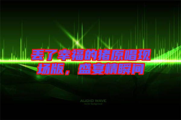 丟了幸福的豬原唱現(xiàn)場版，盛宴精瞬間