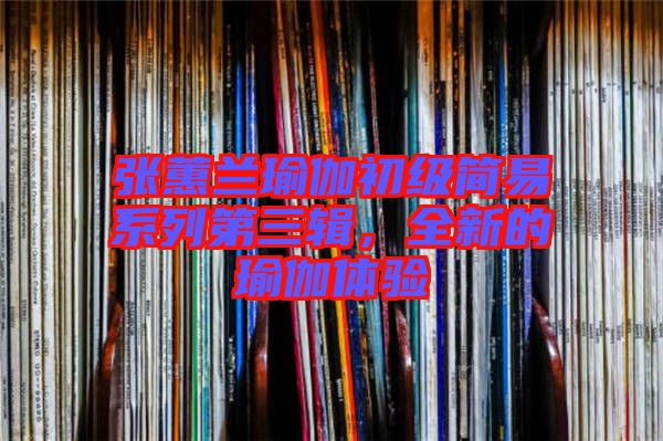 張蕙蘭瑜伽初級簡易系列第三輯，全新的瑜伽體驗