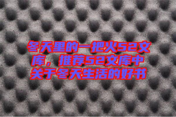 冬天里的一把火52文庫(kù)，推薦52文庫(kù)中關(guān)于冬天生活的好書