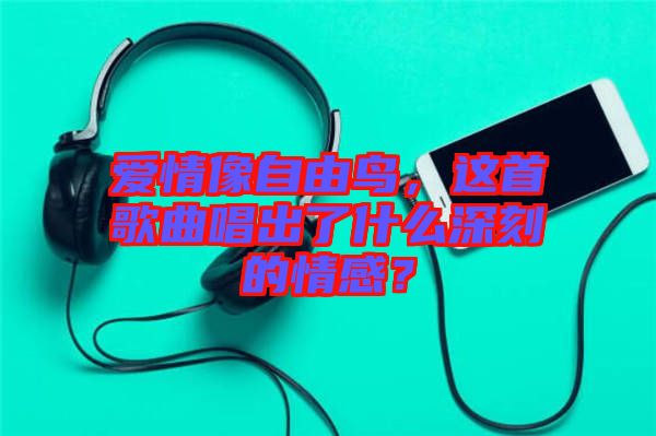 愛(ài)情像自由鳥(niǎo)，這首歌曲唱出了什么深刻的情感？