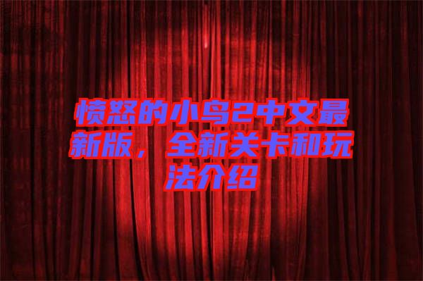 憤怒的小鳥(niǎo)2中文最新版，全新關(guān)卡和玩法介紹