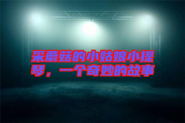 采蘑菇的小姑娘小提琴，一個(gè)奇妙的故事