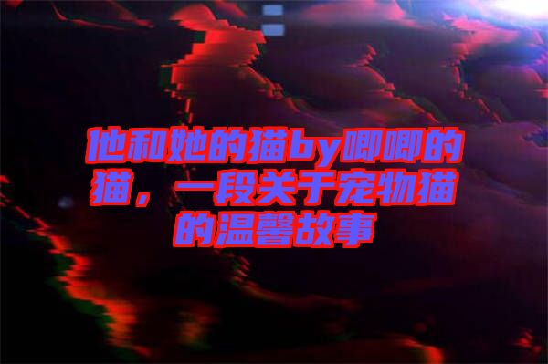 他和她的貓by唧唧的貓，一段關(guān)于寵物貓的溫馨故事