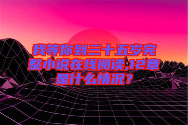 我等你到三十五歲完整小說在線閱讀,12章是什么情況？