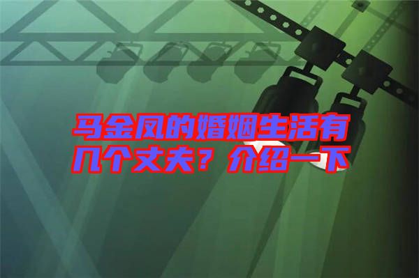 馬金鳳的婚姻生活有幾個(gè)丈夫？介紹一下