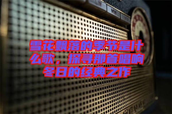 雪花飄落的季節(jié)是什么歌，探尋那首唱響冬日的經(jīng)典之作