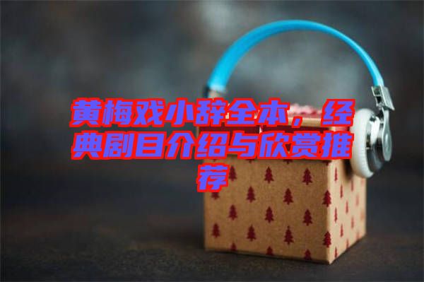 黃梅戲小辭全本，經(jīng)典劇目介紹與欣賞推薦